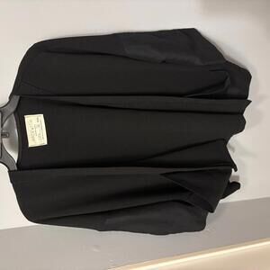 Hackwith Design House Colin black OS drapey pullover top travel friendly